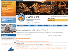 Tablet Screenshot of confavi.it